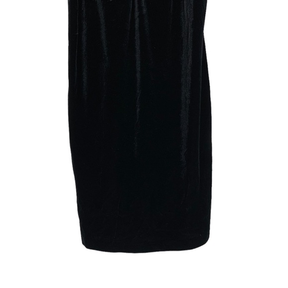 Vintage Stella Velvet Sleeveless Mini Dress Size Medium - Picture 6 of 9